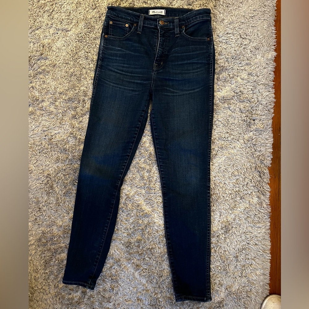 Size 29 10” Madewell High Riser Skinny Jeans